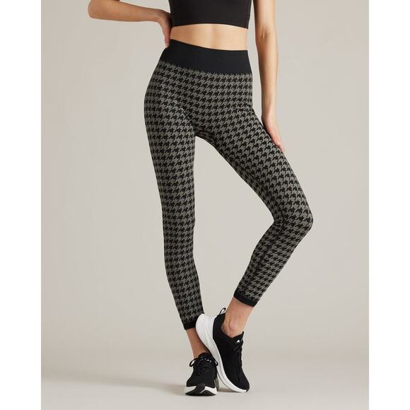 Rhone Black Houndstooth Seamless Legging - Picture 1 of 4